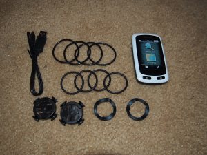 For just the right amount of tech in your rides, the Garmin Edge Touring comes with a USB Cable, head unit and enough rings and mounts to set up two bikes.